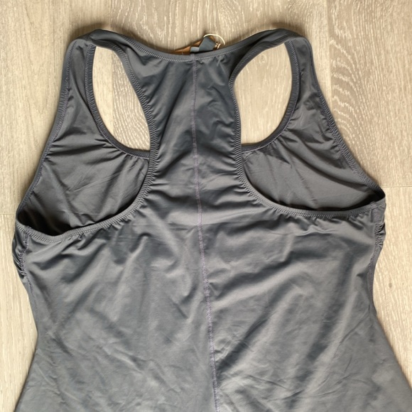 SKIMS Swim Cycle Suit 4 X Gunmetal NWT - Picture 9 of 11